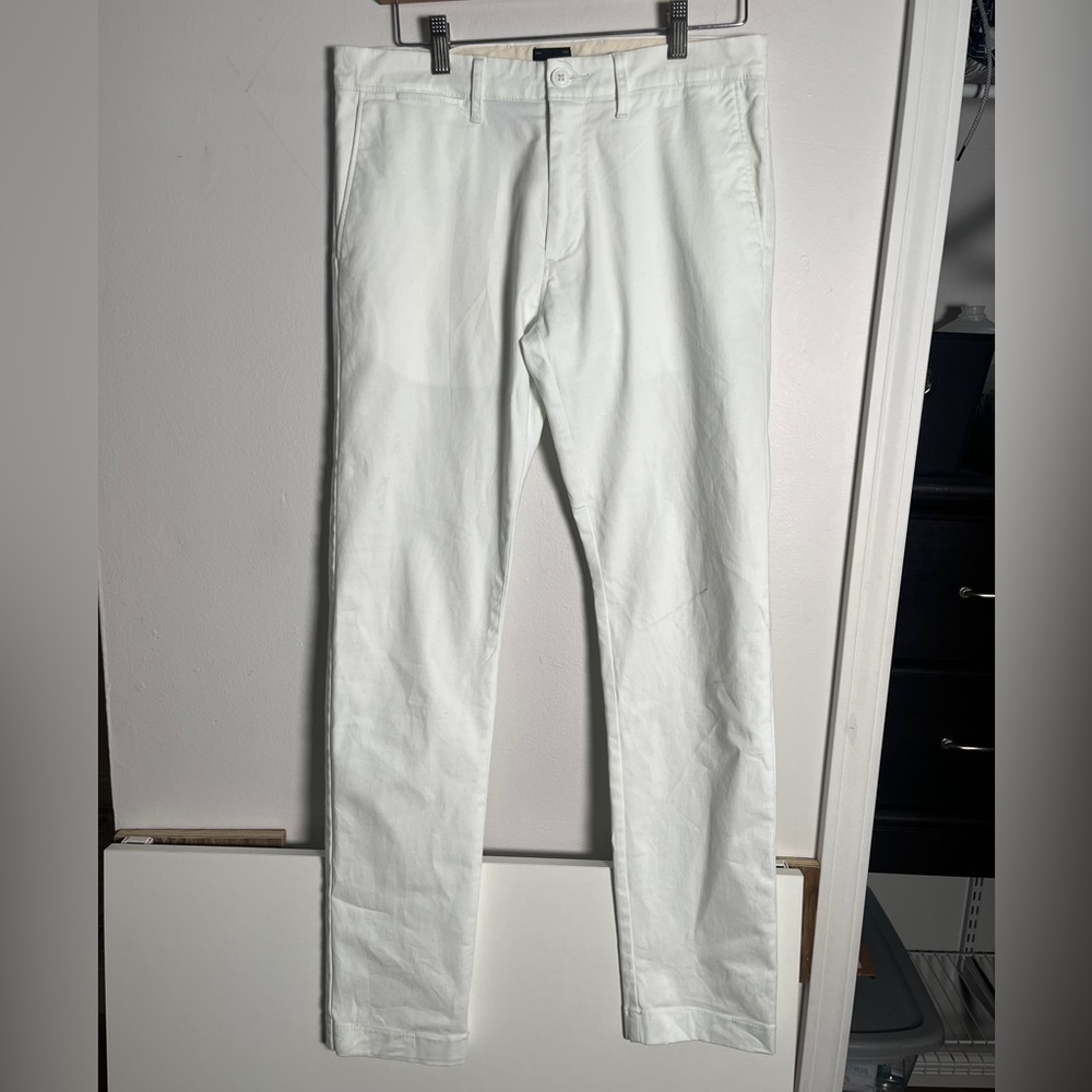 J. Crew White Men’s Chino Pants - 484 slim Fit